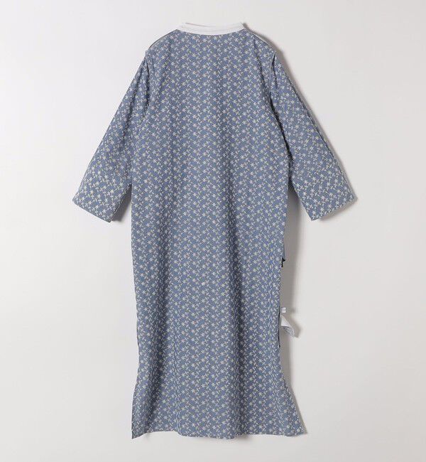 SHIPS any「SHIPS any:〈洗濯機可能〉エンブロイダリー シャンブレー レースアップ ワンピース」|ワンピース|