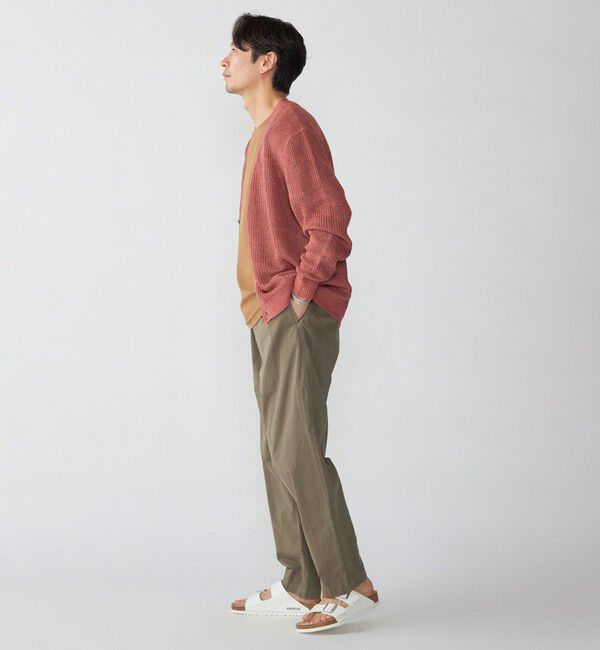 SHIPS「SHIPS: サンフェード リネン Vネック カーディガン」|カーディガン|