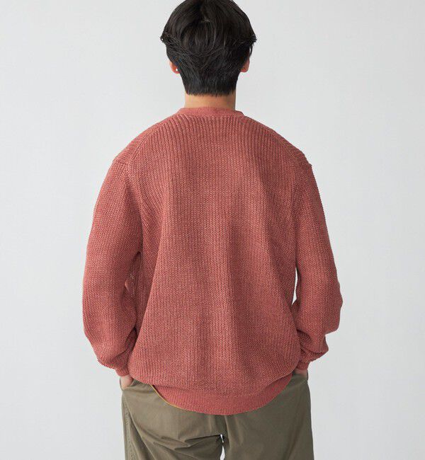 SHIPS「SHIPS: サンフェード リネン Vネック カーディガン」|カーディガン|