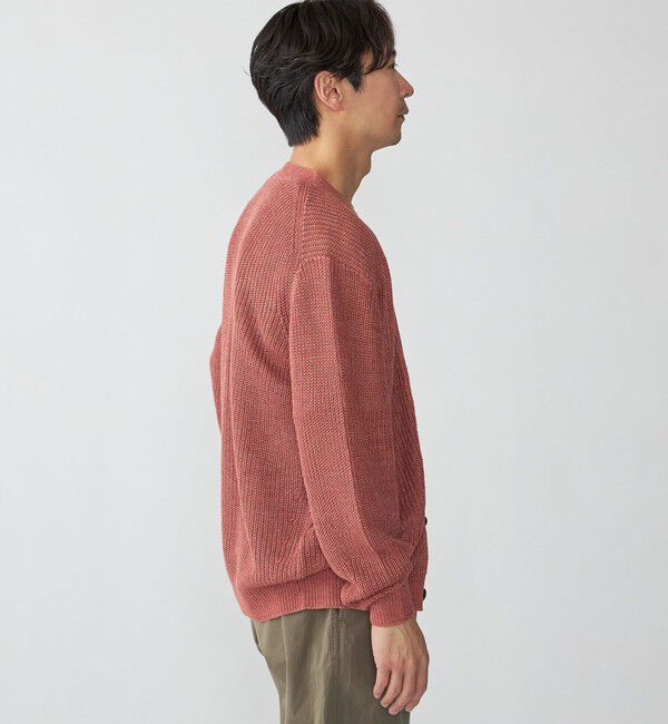 SHIPS「SHIPS: サンフェード リネン Vネック カーディガン」|カーディガン|