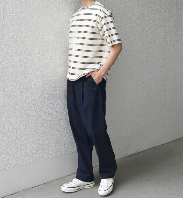 SHIPS any「【SHIPS any別注】sports wear: レトロ カラー ボーダー Tシャツ◇」|Tシャツ・カットソー|