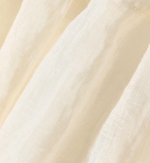 SHIPS any「SHIPS any:〈手洗い可能〉シアー ギャザー ドロスト ブルゾン」|ブルゾン・スタジャン|