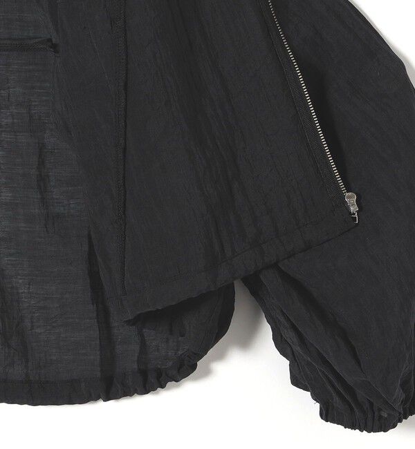 SHIPS any「SHIPS any:〈手洗い可能〉シアー ギャザー ドロスト ブルゾン」|ブルゾン・スタジャン|