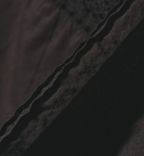 quaranciel「quaranciel:〈洗濯機可能〉コットン レース ライン スクエア ネック ブラウス」|シャツ・ブラウス|