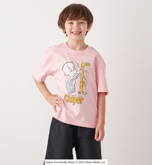 SHIPS any「SHIPS any: CASPER プリント コラボ Tシャツ◇」|Tシャツ・カットソー|ピンク