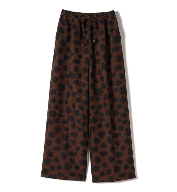 SHIPS Colors 「SHIPS Colors:〈手洗い可能〉モノトーン フラワー イージーパンツ◇」|その他|ブラウン