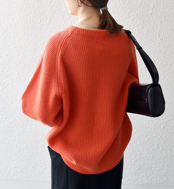 SHIPS any「《一部追加予約》SHIPS any:〈手洗い可能〉AQUA カシミヤ ミックス ハイネック ニット」|ニット・セーター|