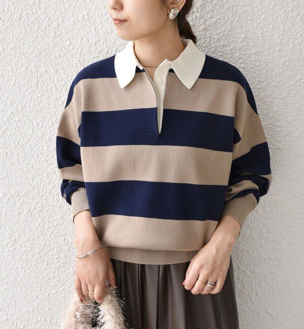 SHIPS Colors 「SHIPS Colors:〈手洗い可能〉ラガー ニット」|ニット・セーター|