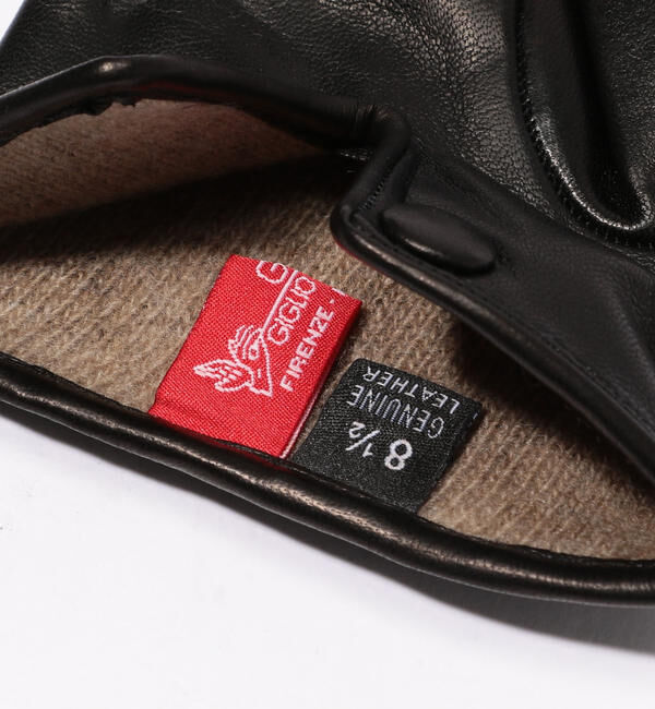 TOMORROWLAND GOODS「GIGLIO FIORENTINO ナッパーレザー タッチパネルコンビグローブ」|手袋|