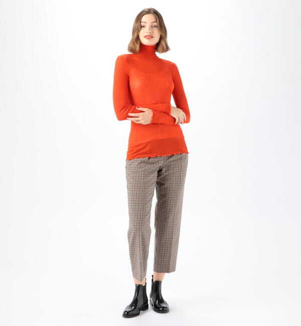 MACPHEE「ウールリブ タートルネックプルオーバー」|Tシャツ・カットソー|