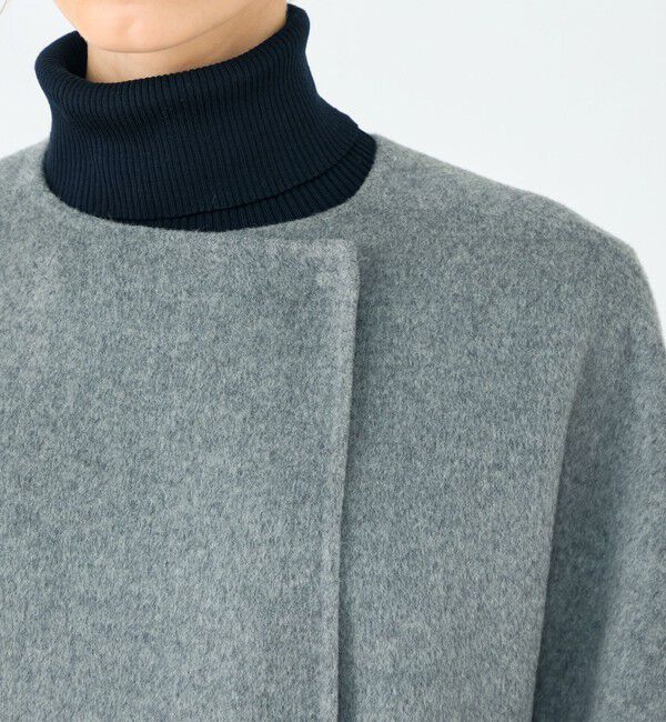Ballsey「プレミアムウールリバー ノーカラーコート」|ノーカラーコート|