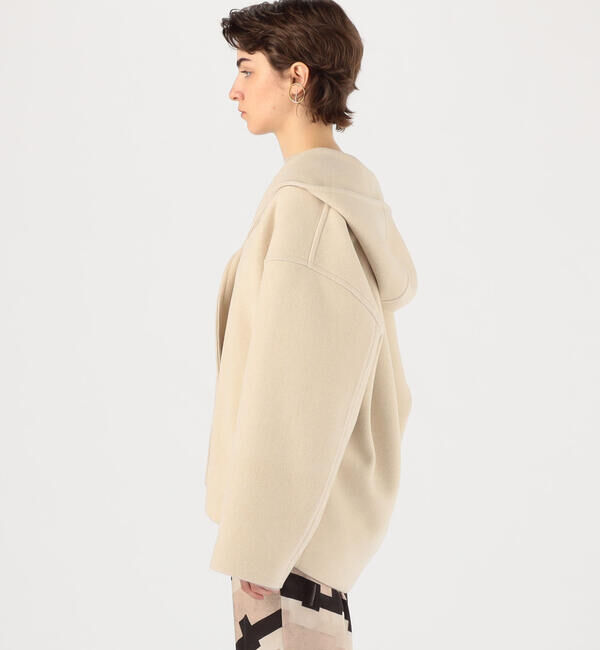 DES PRES「ニューモッサ フーデッドショートコート」|その他|