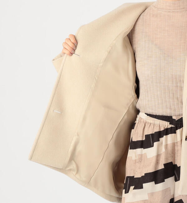 DES PRES「ニューモッサ フーデッドショートコート」|その他|