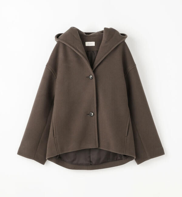 DES PRES「ニューモッサ フーデッドショートコート」|その他|