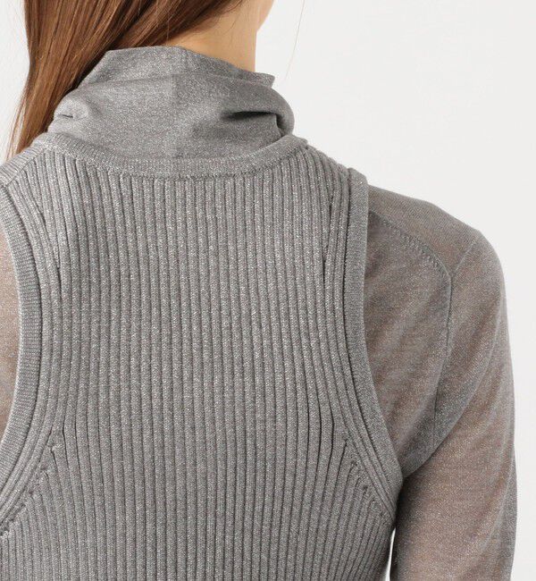 Edition「HIGHGAGE LAMEKNIT ラメリブタンクトップ」|ニット・セーター|