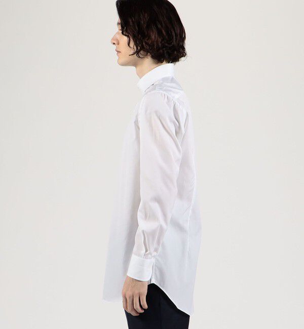 TOMORROWLAND MENS「120/2スーピマコットンブロード ワイドスプレッドカラーシャツ」|シャツ・ブラウス|