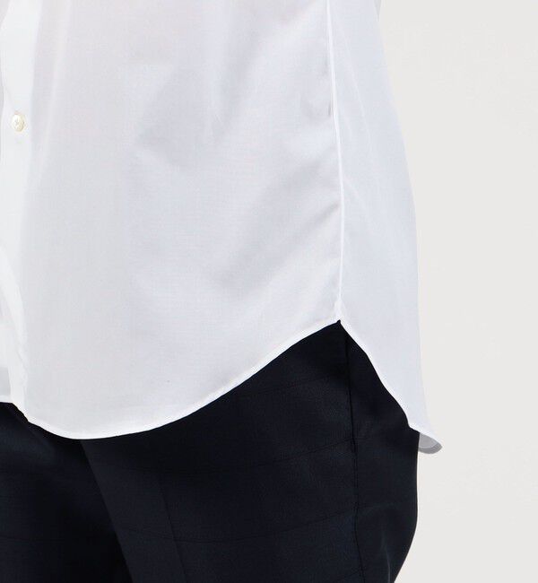 TOMORROWLAND MENS「120/2スーピマコットンブロード ワイドスプレッドカラーシャツ」|シャツ・ブラウス|