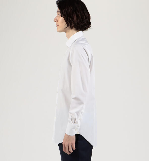 TOMORROWLAND MENS「120/2スーピマコットンブロード ワイドスプレッドカラーシャツ」|シャツ・ブラウス|