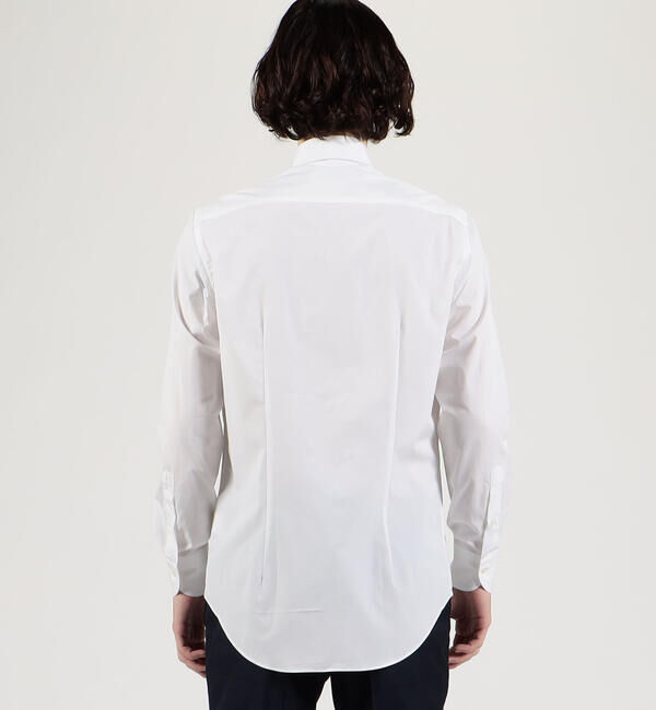 TOMORROWLAND MENS「120/2スーピマコットンブロード ワイドスプレッドカラーシャツ」|シャツ・ブラウス|