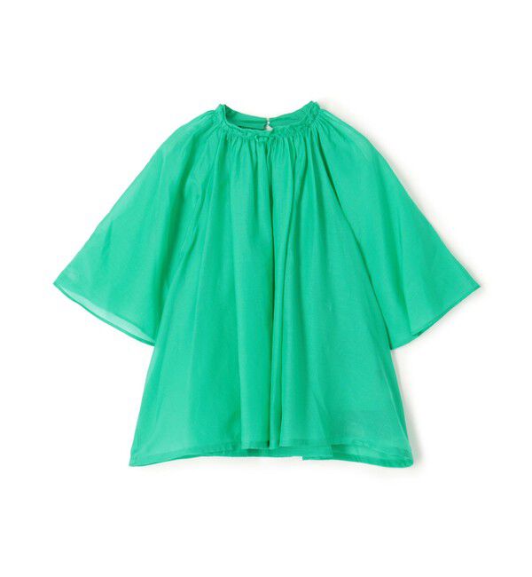 TOMORROWLAND collection「コットンシルク ワイドスリーブブラウス」|シャツ・ブラウス|55 グリーン