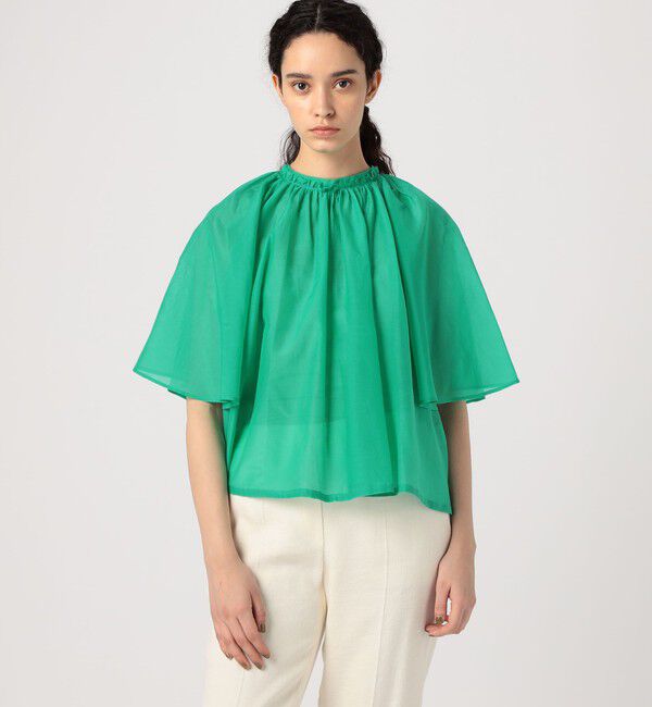 TOMORROWLAND collection「コットンシルク ワイドスリーブブラウス」|シャツ・ブラウス|