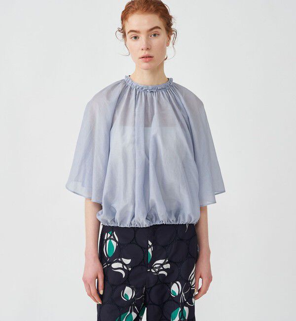 TOMORROWLAND collection「コットンシルク ワイドスリーブブラウス」|シャツ・ブラウス|
