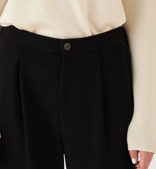 GALERIE VIE「トリアセテートポリエステルダブルクロス テーパードパンツ」|その他|