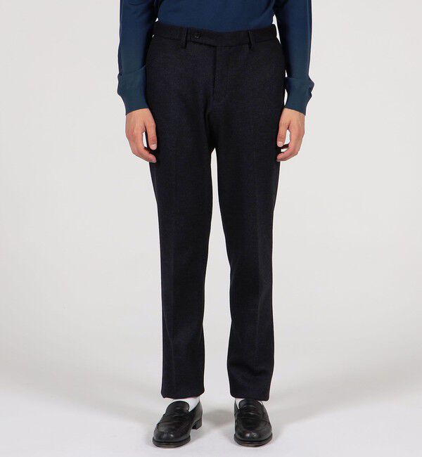 TOMORROWLAND MENS「ウールコットンダブルジャガード イージースラックス」|スラックス|