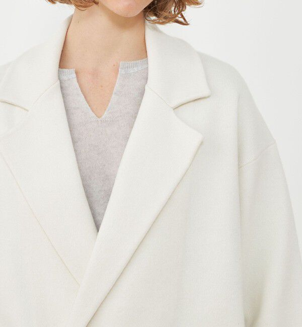 GALERIE VIE「コットンカシミヤスムース ダブルブレストジャケット」|テーラードジャケット|