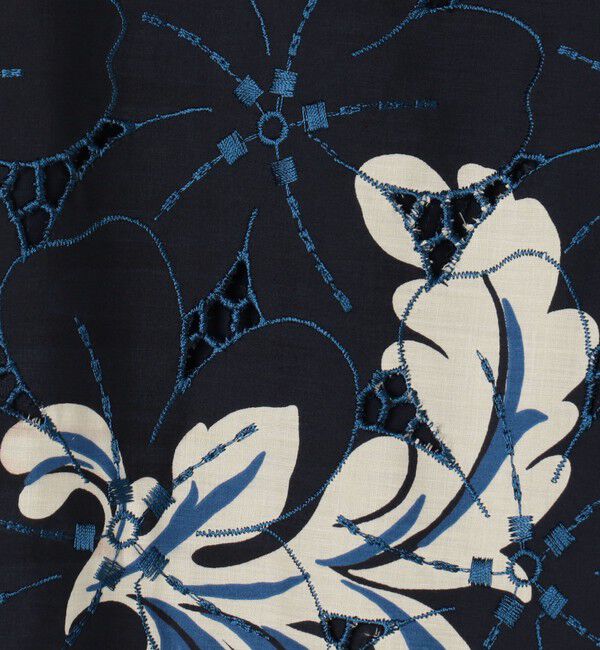 TOMORROWLAND collection「アイレットハイビスカス ストレートパンツ」|その他|