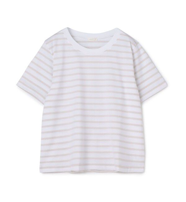 GALERIE VIE「ファインコットンボーダー クルーネックTシャツ」|Tシャツ・カットソー|14 ホワイト系