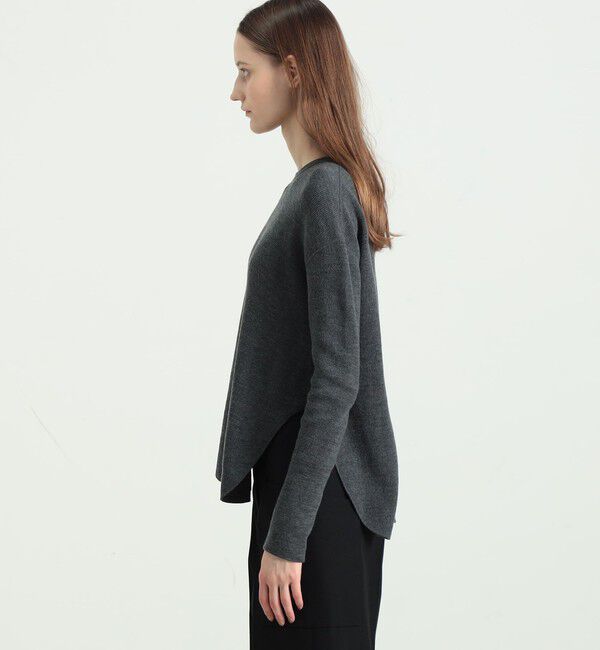 BACCA「ウールワッフル ジャージーカットソー」|Tシャツ・カットソー|