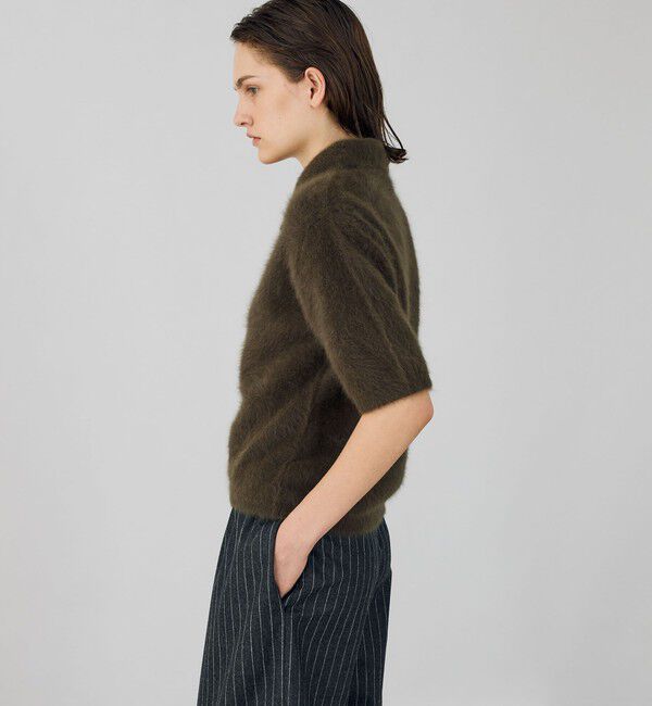 DES PRES「フォックスカシミヤ シャツカラープルオーバー」|ニット・セーター|