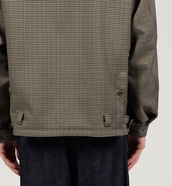 TOMORROWLAND MENS「ポリエステル ガンクラブチェックブルゾン」|ブルゾン・スタジャン|