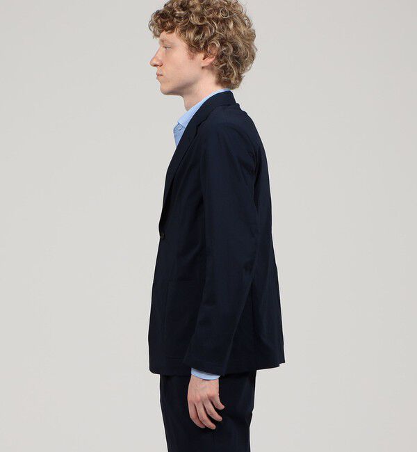 TOMORROWLAND MENS「コンパクトナイロン シングルブレステッド2Bジャケット」|テーラードジャケット|