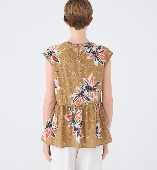 TOMORROWLAND collection「アイレットプルメリア ペプラムブラウス」|シャツ・ブラウス|