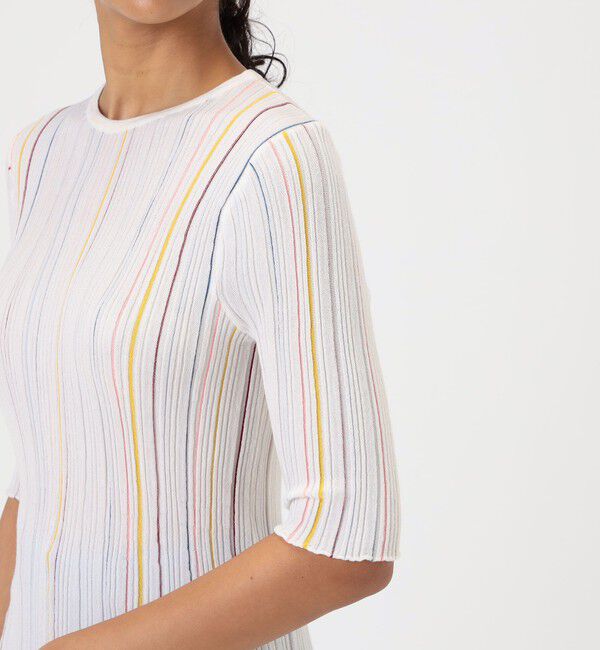 TOMORROWLAND BUYING WEAR「GABRIELA HEARST FITZ SS CREW STRIPES」|ニット・セーター|