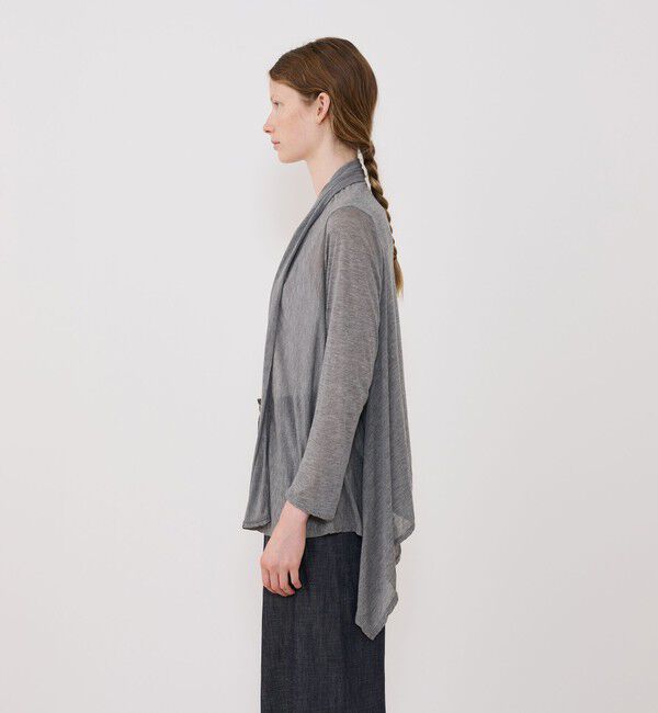 GALERIE VIE「レーヨンカシミヤジャージー フロントオープンカーディガン」|カーディガン|