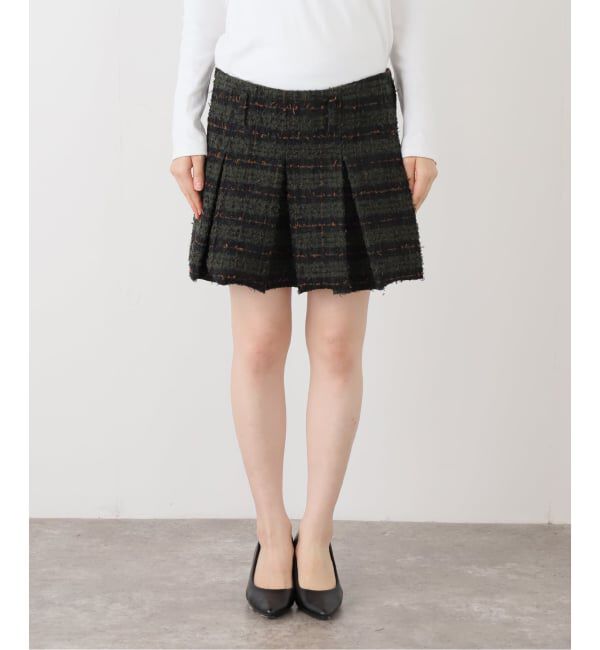  「MASU SHAGGY PLAID SKIRT M25F9OJ005：スカート」|スカート|