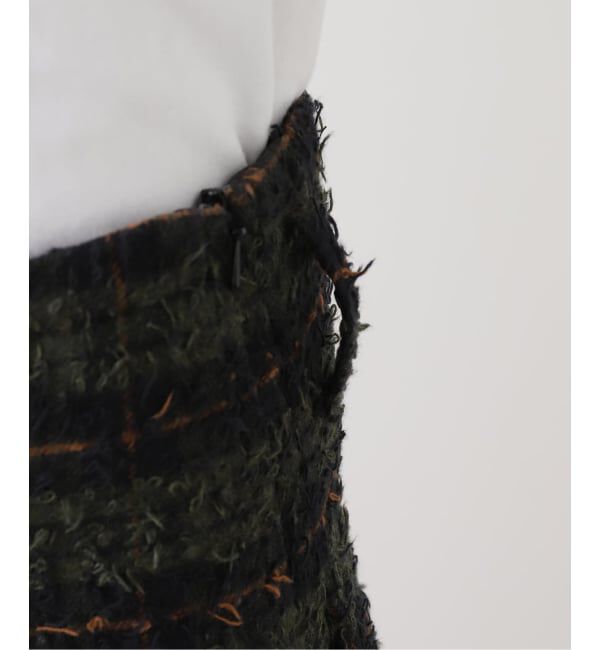  「MASU SHAGGY PLAID SKIRT M25F9OJ005：スカート」|スカート|