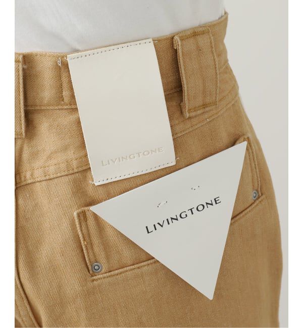  「LIVINGTONE TRULY-BI COLORED LT-TRULY-09：デニムパンツ」|デニム|