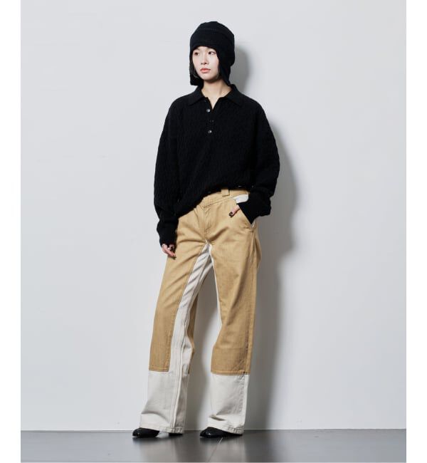  「LIVINGTONE TRULY-BI COLORED LT-TRULY-09：デニムパンツ」|デニム|