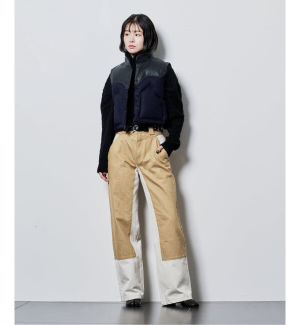  「LIVINGTONE TRULY-BI COLORED LT-TRULY-09：デニムパンツ」|デニム|