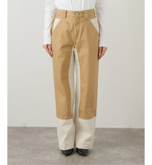  「LIVINGTONE TRULY-BI COLORED LT-TRULY-09：デニムパンツ」|デニム|