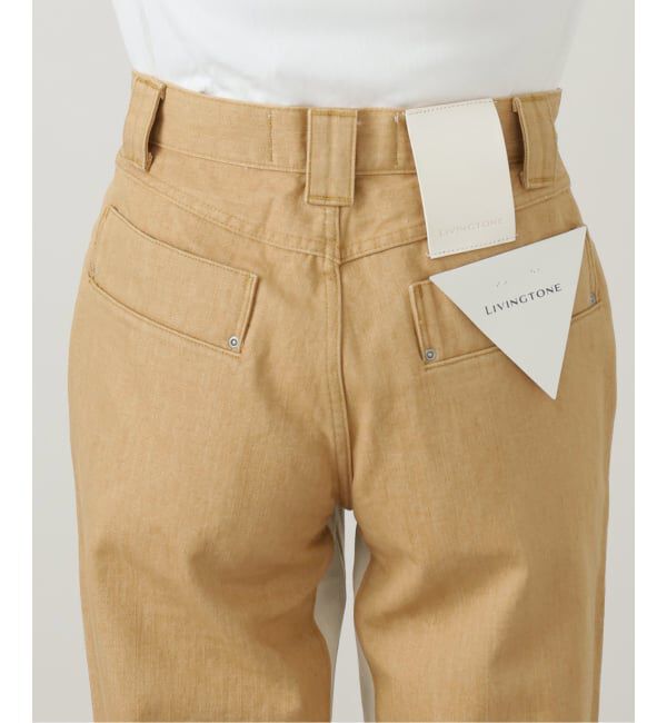  「LIVINGTONE TRULY-BI COLORED LT-TRULY-09：デニムパンツ」|デニム|