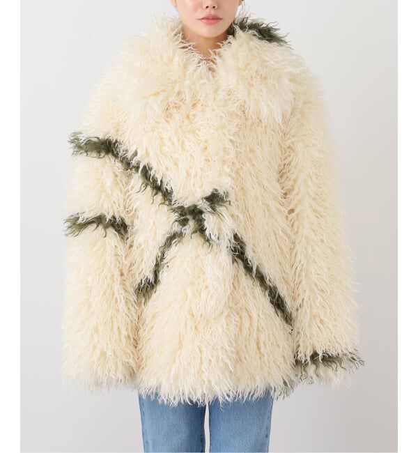  「JAKKE COCOON COAT C1010：フェイクファーコート」|その他|