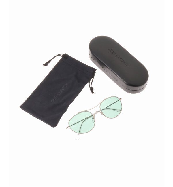 EYETHINK「【OUR LEGACY / アワーレガシー】ZWAN Matte Silver Sunglasses」|サングラス|