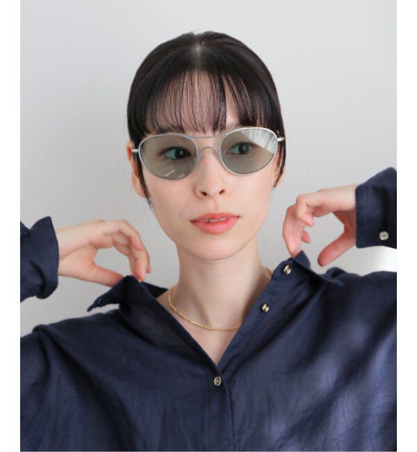 EYETHINK「【OUR LEGACY / アワーレガシー】ZWAN Matte Silver Sunglasses」|サングラス|