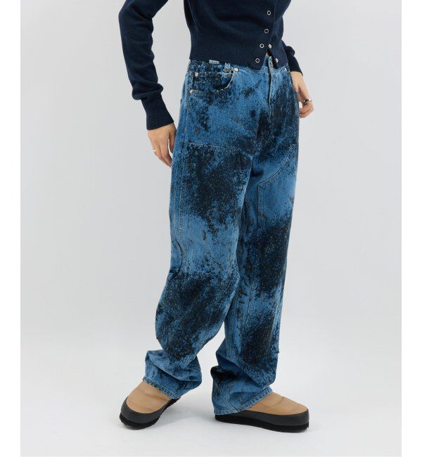 JOINT WORKS「NOMA t.d. / ノーマティーディー. Hand Dyed Denim Work Pants」|デニム|