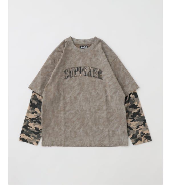 JOINT WORKS「SUPPLIER / サプライヤー CAMOUFLAGE LAYERED LONG SLEEVE」|Tシャツ・カットソー|